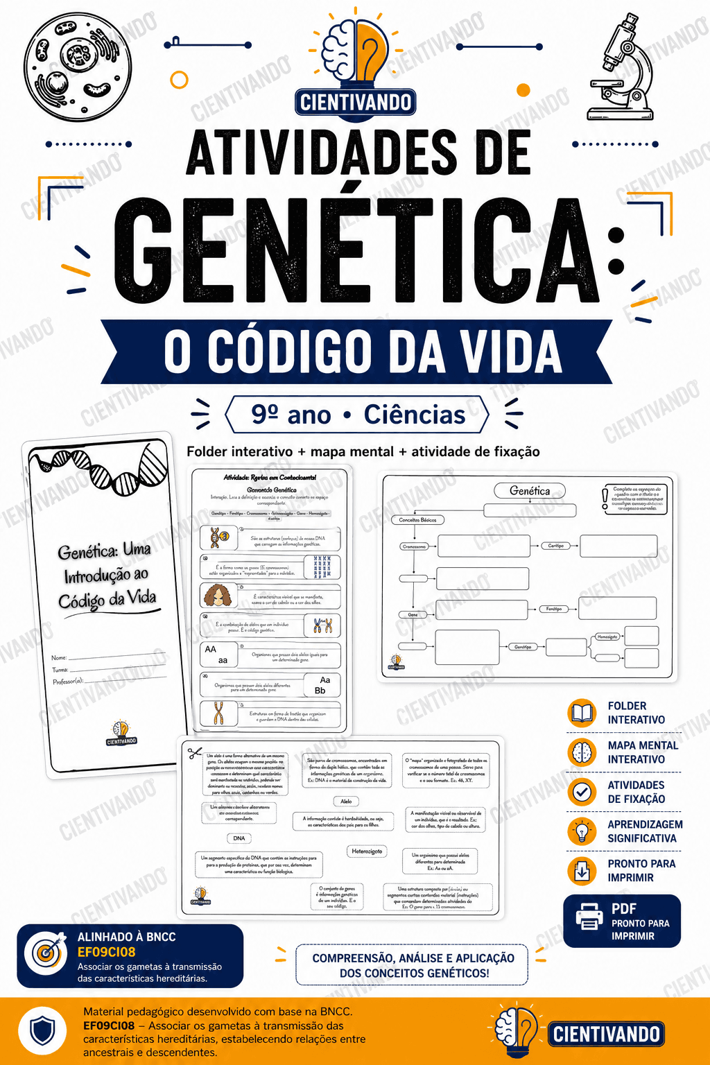 Atividades de Genética: O Código da Vida